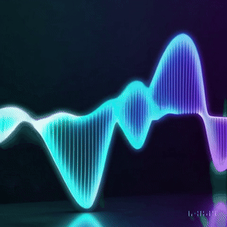 Animacja studia i fal dźwiękowych